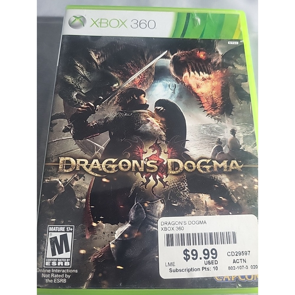 Dragon's Dogma (Microsoft Xbox 360, 2012) CIB